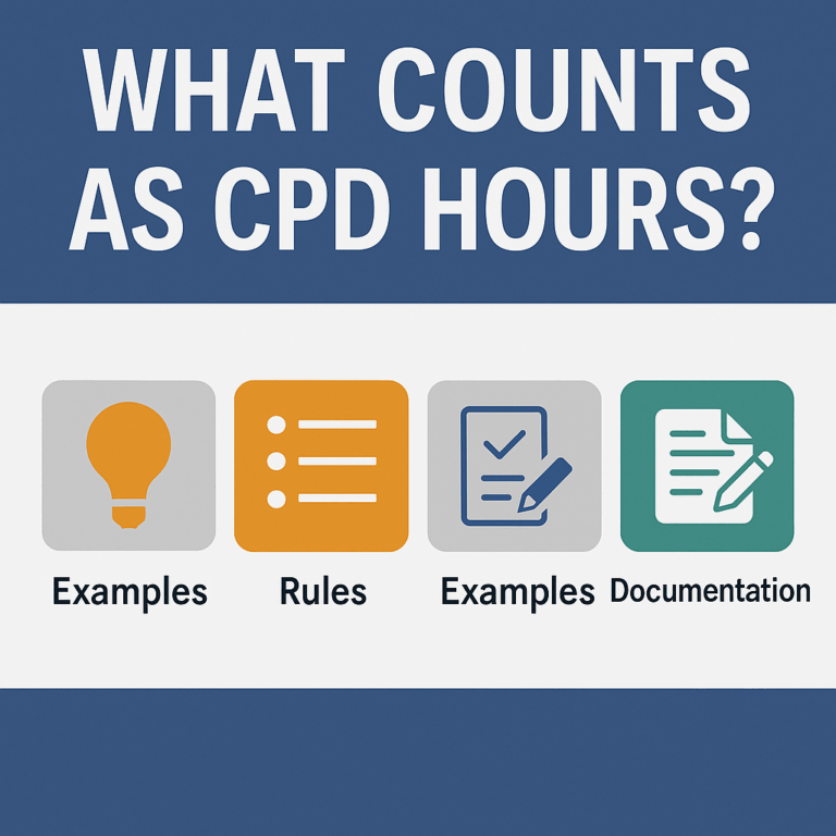Illustration explaining what counts as CPD hours for API inspectors.